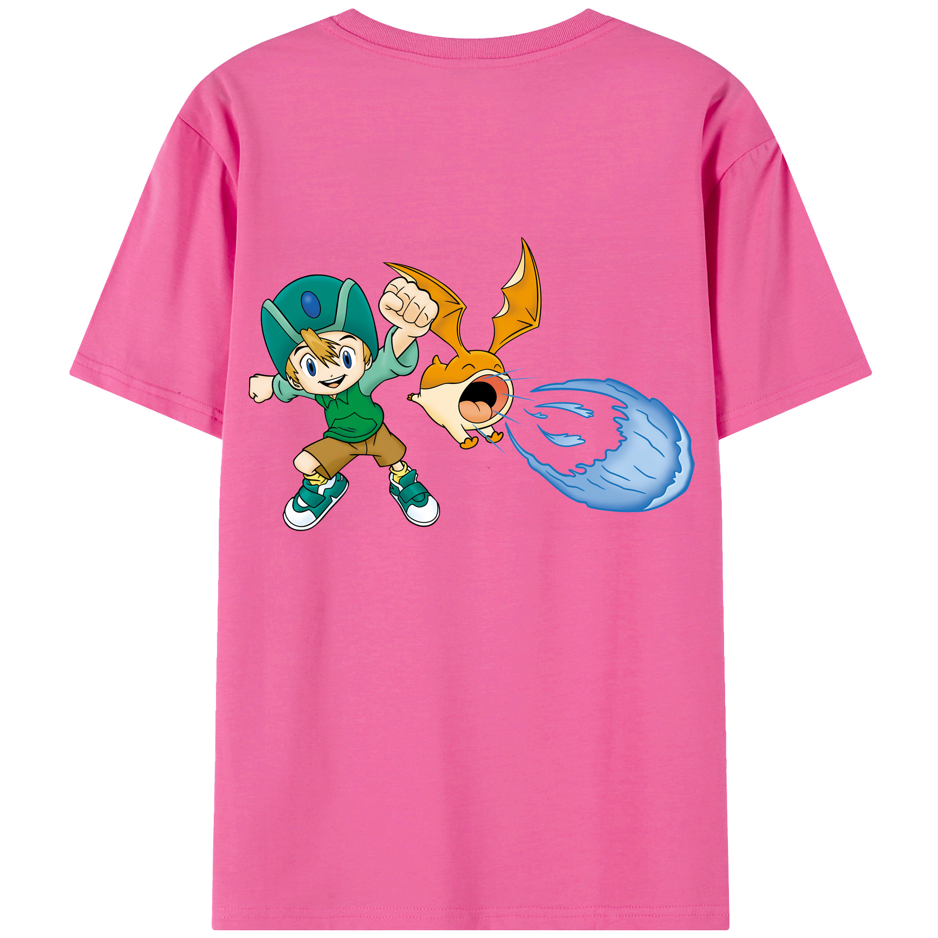 （画像用） Digimon デジタルモンスター/デジモン レディース半袖Tシャツ(バックプリント)